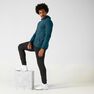 DOMYOS - Large Fitness Hoodie with Kangaroo Pocket Pattern, Turquoise DOMYOS - Large Fitness Hoodie with Kangaroo Pocket Pattern, Turquoise