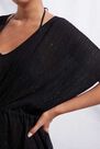 Calzedonia - Black Lama Kaftan, Women - One-Size Calzedonia - Black Lama Kaftan, Women - One-Size