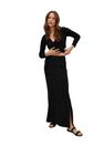 Mango - Black Slit Long Skirt, Women Mango - Black Slit Long Skirt, Women