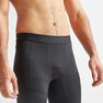DOMYOS - W32 L33 Men's Cardio Fitness Training Leggings Fleg 500 - Print - Black DOMYOS - W32 L33 Men's Cardio Fitness Training Leggings Fleg 500 - Print - Black