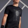 ARTENGO - Extra Large Men's Tennis T-Shirt TTS100, Navy Blue ARTENGO - Extra Large Men's Tennis T-Shirt TTS100, Navy Blue
