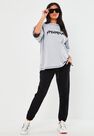Missguided - Black 90s Maternity Joggers Missguided - Black 90s Maternity Joggers