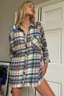 Urban Outfitters - Lime UO Ashley Lime Plaid Shirt Dress Urban Outfitters - Lime UO Ashley Lime Plaid Shirt Dress