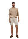 Mango - Light Beige Stretch Cotton Denim Shorts, Men Mango - Light Beige Stretch Cotton Denim Shorts, Men
