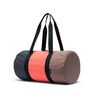 HERSCHEL SUPPLY CO. - Herschel T/C Reflective Day/Night Duffle Duffle Bag Reflective Black/Hot Coral/Pine Bark HERSCHEL SUPPLY CO. - Herschel T/C Reflective Day/Night Duffle Duffle Bag Reflective Black/Hot Coral/Pine Bark