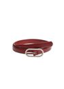 Mango - dark red Metal buckle belt Mango - dark red Metal buckle belt