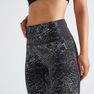 DOMYOS - W33 L31 / 500 Women's Fitness Cardio Training Leggings - Black DOMYOS - W33 L31 / 500 Women's Fitness Cardio Training Leggings - Black