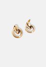 Missguided - Gold Look Oversized Knot Stud Earrings, Women Missguided - Gold Look Oversized Knot Stud Earrings, Women