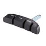 BTWIN - Unique Size 58 mm Cantilever Brake Pads, Black BTWIN - Unique Size 58 mm Cantilever Brake Pads, Black