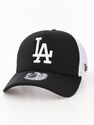NEW ERA - New Era Clean Trucker LA Dodgers Black/White Cap NEW ERA - New Era Clean Trucker LA Dodgers Black/White Cap