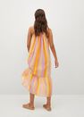 Mango - Yellow Ruffle Printed Dress, Women Mango - Yellow Ruffle Printed Dress, Women