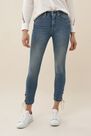Salsa Jeans - Blue Push In Secret Glamour capri jeans with ribbon Salsa Jeans - Blue Push In Secret Glamour capri jeans with ribbon