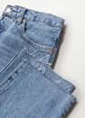 Mango - open blue Ankle-length straight-fit jeans, Women Mango - open blue Ankle-length straight-fit jeans, Women