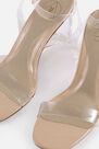 Missguided - Illusion Heel Clear Sandals Missguided - Illusion Heel Clear Sandals