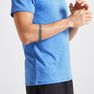 DOMYOS - 2XL Technical Fitness T-Shirt 100 - Mottled, Steel Grey DOMYOS - 2XL Technical Fitness T-Shirt 100 - Mottled, Steel Grey