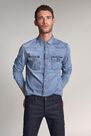 Salsa Jeans - Blue Slim fit denim shirt Salsa Jeans - Blue Slim fit denim shirt