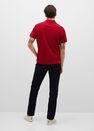 Mango - red Organic cotton logo polo Mango - red Organic cotton logo polo