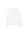 Mango - natural white Hooded knit sweatshirt Mango - natural white Hooded knit sweatshirt