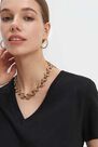 Mohito - Plain Basic T-Shirt Eco Aware - Black Mohito - Plain Basic T-Shirt Eco Aware - Black