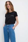 Mohito - Eco Aware Cotton T-Shirt - Black Mohito - Eco Aware Cotton T-Shirt - Black