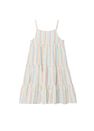 Mango - natural white Striped cotton-blend dress Mango - natural white Striped cotton-blend dress