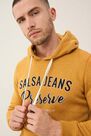 Salsa Jeans - Yellow Hoodie with logo Salsa Jeans - Yellow Hoodie with logo