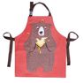 THREADBEAR DESIGN - Threadbear Design Fred The Bear Cotton Apron 6-8 Yrs THREADBEAR DESIGN - Threadbear Design Fred The Bear Cotton Apron 6-8 Yrs