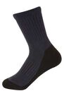 ARTENGO - RS 500 Junior High Sports Socks Tri-Pack - Navy, EU 27-30 ARTENGO - RS 500 Junior High Sports Socks Tri-Pack - Navy, EU 27-30