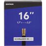 BTWIN - 16" 1.70 to 2.20 schrader valve inner tube, AUTO VALVE BTWIN - 16" 1.70 to 2.20 schrader valve inner tube, AUTO VALVE