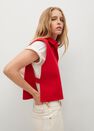 Mango - red Gilet with side opening, Women Mango - red Gilet with side opening, Women