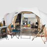 QUECHUA - Unique Size Inflatable Camping Tent Air Seconds 4.2 Fresh&Black 4 Persons 2 Bedrooms, Default QUECHUA - Unique Size Inflatable Camping Tent Air Seconds 4.2 Fresh&Black 4 Persons 2 Bedrooms, Default