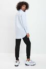 Mohito - Cotton Shirt With Slogans - Blue Mohito - Cotton Shirt With Slogans - Blue
