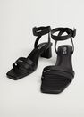 Mango - black Heel strips sandals Mango - black Heel strips sandals