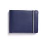 CARRE ROYAL - Carre Royal Portefeuille Porte-Carte Avec Monnaie Leather Wallet Blue CARRE ROYAL - Carre Royal Portefeuille Porte-Carte Avec Monnaie Leather Wallet Blue