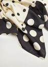 Mango - Natural White Polka-Dot Print Scarf Mango - Natural White Polka-Dot Print Scarf