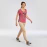 QUECHUA - Extra Large Women's Country Walking T-shirt - NH500, Bordeaux QUECHUA - Extra Large Women's Country Walking T-shirt - NH500, Bordeaux