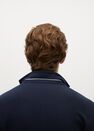 Mango - navy Slim-fit textured blazer Mango - navy Slim-fit textured blazer