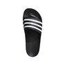 Adidas - Black Adilette Aqua Shoes, Men Adidas - Black Adilette Aqua Shoes, Men