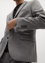 Mango - grey Slim-fit technical suit jacket Mango - grey Slim-fit technical suit jacket