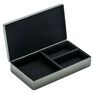 LUND LONDON - Lund Luxe Gunmetal Hinged Box Classic LUND LONDON - Lund Luxe Gunmetal Hinged Box Classic