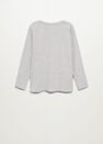 Mango - medium grey Organic printed cotton t-shirt Mango - medium grey Organic printed cotton t-shirt