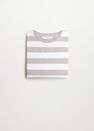 Mango - medium grey Striped long sleeves t-shirt Mango - medium grey Striped long sleeves t-shirt