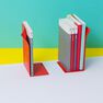 BLOCK - Block Page Book Ends White BLOCK - Block Page Book Ends White