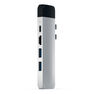 SATECHI - Satechi Type-C Pro Hub with Ethernet & 4K HDMI Silver SATECHI - Satechi Type-C Pro Hub with Ethernet & 4K HDMI Silver