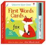 USBORNE PUBLISHING LTD UK - Wipe-Clean First Words Cards USBORNE PUBLISHING LTD UK - Wipe-Clean First Words Cards