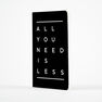 LETTERNOTE - Letternote All You Need Is Less Vivid Series Notebook LETTERNOTE - Letternote All You Need Is Less Vivid Series Notebook