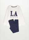 Mango - natural white Organic cotton message sweatshirt Mango - natural white Organic cotton message sweatshirt