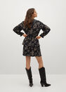 Mango - lt pastel brown Wrap neckline dress Mango - lt pastel brown Wrap neckline dress