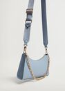 Mango - medium blue Crossbody bag with chain Mango - medium blue Crossbody bag with chain