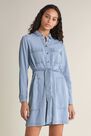 Salsa Jeans - Blue Shirt dress with pockets Salsa Jeans - Blue Shirt dress with pockets
